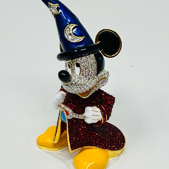 Disney Arribas Brothers Limited Edition Sorcerer Mickey Mouse Swarovski Figurine - Picture 10 of 14